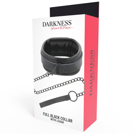 DARKNESS - COLLAR CON CADENA NEGRO DARKNESS BONDAGE