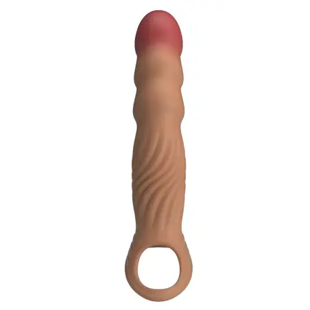 Funda para Pene Texturizada con Vibración y Control Remoto