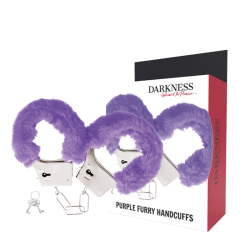 DARKNESS - ESPOSAS METAL FORRADAS LILA DARKNESS BONDAGE