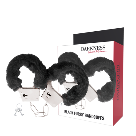 DARKNESS - ESPOSAS METAL FORRADAS NEGRO DARKNESS BONDAGE