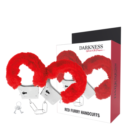 DARKNESS - ESPOSAS METAL FORRADAS ROJO DARKNESS BONDAGE