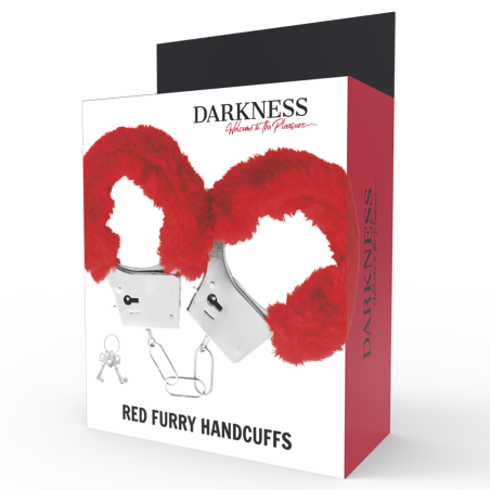 DARKNESS - ESPOSAS METAL FORRADAS ROJO DARKNESS BONDAGE