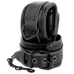 DARKNESS - ESPOSAS AJUSTABLES MANOS LEATHER NEGRO DARKNESS BONDAGE 2