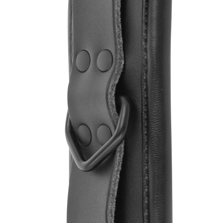 DARKNESS - ESPOSAS AJUSTABLES TOBILLOS LEATHER NEGRO DARKNESS BONDAGE