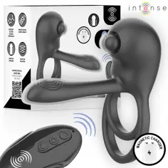INTENSE - SPIKE ANILLO VIBRADOR PARA PENE CON CONTROL REMOTO