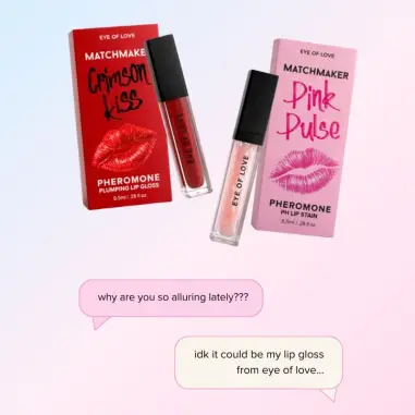Matchmaker Crimson Kiss Brillo Labial Rojo Efecto Volumen