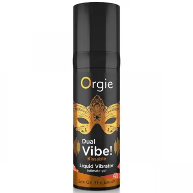 Dual Vibe! Sex On The Beach Gel Íntimo Besable Efecto