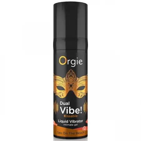 Dual Vibe! Sex On The Beach Gel Íntimo Besable Efecto