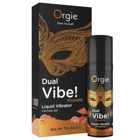 Dual Vibe! Sex On The Beach Gel Íntimo Besable Efecto