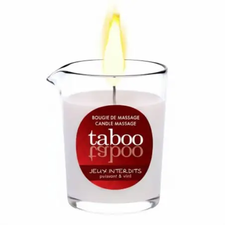 Taboo Vela de Masaje para Él Jeux Interdits Aroma Liquen
