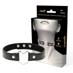 COQUETTE CHIC DESIRE - COLLAR CUERO VEGANO ACCESORIO WOMAN CORAZÓN COQUETTE ACCESSORIES