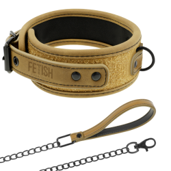 FETISH SUBMISSIVE ORIGEN - COLLAR CON CADENA CON FORRO DE NEOPRENO FETISH SUBMISSIVE ORIGIN 2