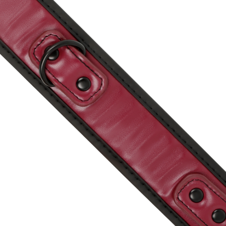 FETISH SUBMISSIVE DARK ROOM - COLLAR CON CADENA CON FORRO DE NEOPRENO FETISH SUBMISSIVE DARK ROOM
