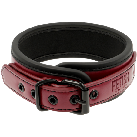 FETISH SUBMISSIVE DARK ROOM - COLLAR CON CADENA CON FORRO DE NEOPRENO FETISH SUBMISSIVE DARK ROOM