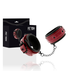 FETISH SUBMISSIVE DARK ROOM - ESPOSAS CUERO VEGANO CON FORRO DE NEOPRENO FETISH SUBMISSIVE DARK ROOM