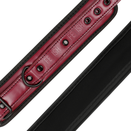 FETISH SUBMISSIVE DARK ROOM - ESPOSAS CUERO VEGANO CON FORRO DE NEOPRENO FETISH SUBMISSIVE DARK ROOM