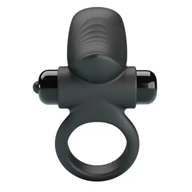 Anillo Vibrador para Pene Adrien 10 Funciones Negro