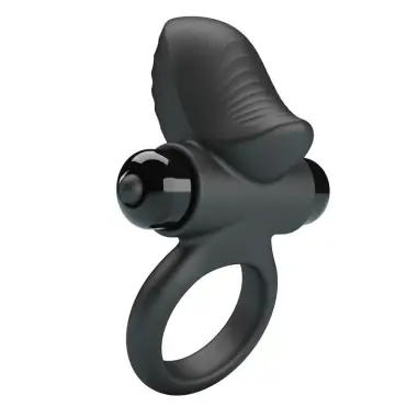 Anillo Vibrador para Pene Adrien 10 Funciones Negro