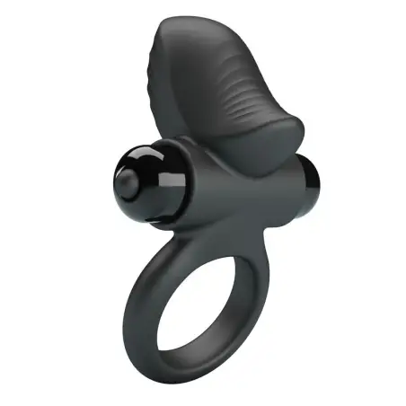 Anillo Vibrador para Pene Adrien 10 Funciones Negro