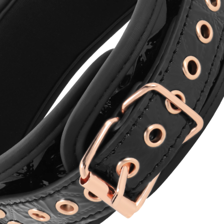 BEGME - BLACK EDITION COLLAR CUERO VEGANO CON FORRO DE NEOPRENO BEGME BLACK EDITION