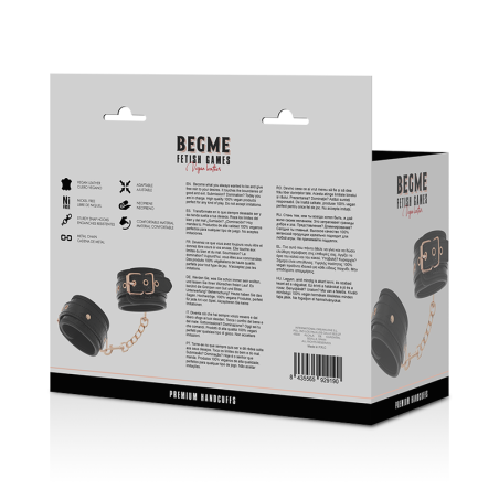 BEGME - BLACK EDITION ESPOSAS PARA MANOS CON FORRO DE NEOPRENO BEGME BLACK EDITION