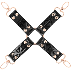BEGME - BLACK EDITION HOG TIE CUERO VEGANO BEGME BLACK EDITION