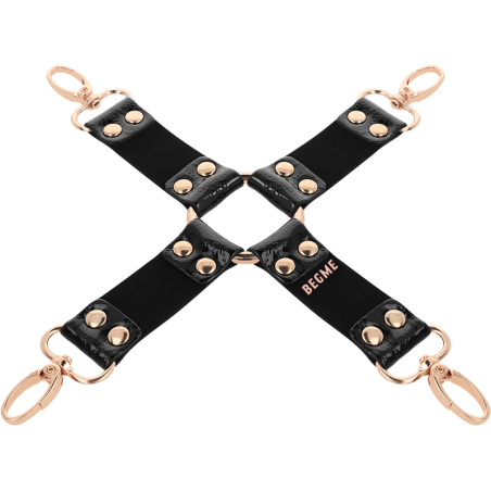 BEGME - BLACK EDITION HOG TIE CUERO VEGANO BEGME BLACK EDITION
