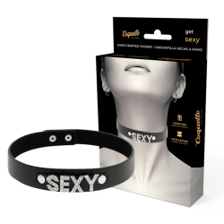 COQUETTE CHIC DESIRE - CHOKER CUERO VEGANO SEXY COQUETTE ACCESSORIES