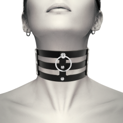 COQUETTE CHIC DESIRE - CHOKER CUERO VEGANO ESTILO FETISH COQUETTE ACCESSORIES 2