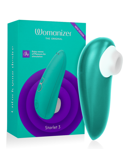WOMANIZER - STARLET 3 ESTIMULADOR CLÍTORIS TURQUESA 