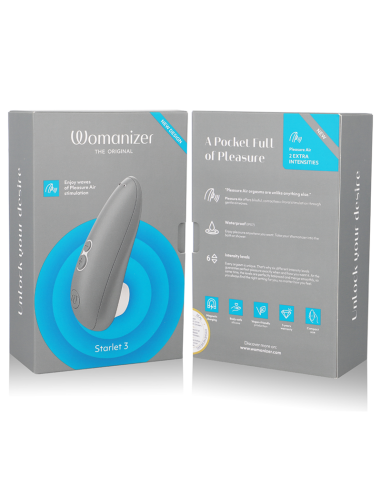 WOMANIZER - STARLET 3 ESTIMULADOR CLÍTORIS GRIS 