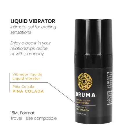 Vibrador Líquido Piña Colada - Estimulante Femenino | Bruma