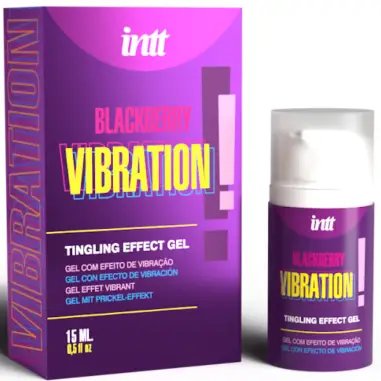 Gel Vibrador Líquido Sabor Mora 15 ml | Intt Releases