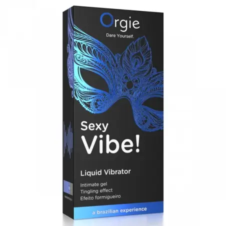 Sexy Vibe! Gel Íntimo Efecto Vibrante 15 ml | Orgie