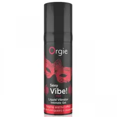 ORGIE - SEXY VIBE! HOT GEL ÍNTIMO EFECTO VIBRANTE Y CALOR 15 ML 2