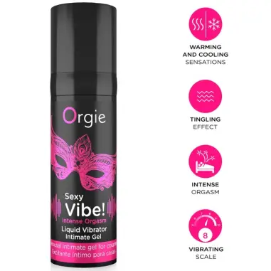 ORGIE - SEXY VIBE! INTENSE ORGASM GEL ÍNTIMO MULTISENSACIÓN 15 ML