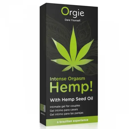 Hemp! Intense Orgasm Gel Íntimo Multisensación con Aceite