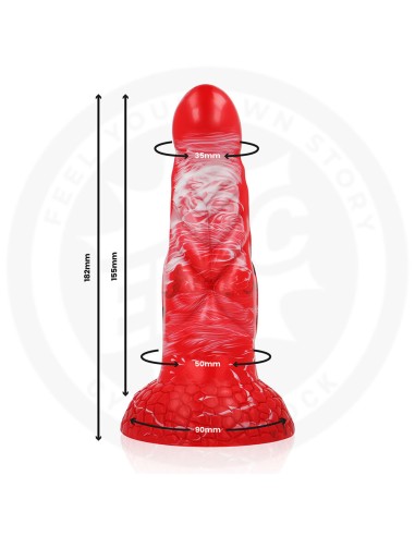 EPIC - AGNIS DILDO FUEGO CARMESÍ 