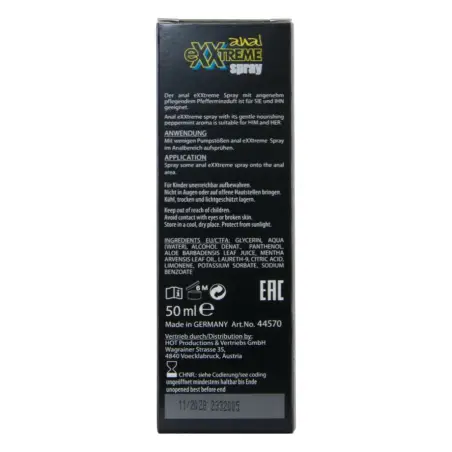 Exxtreme Spray Anal 50 ml - Lubricante Íntimo | HOT