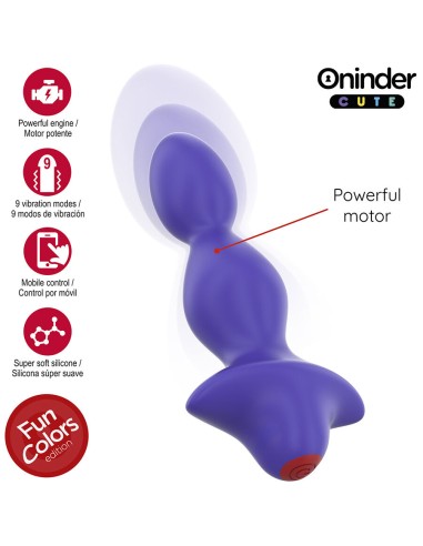 ONINDER CUTE - LOVE BUTT VIBRADOR PLUG ANAL DILATADOR - APP MUNDIAL GRATUITA 