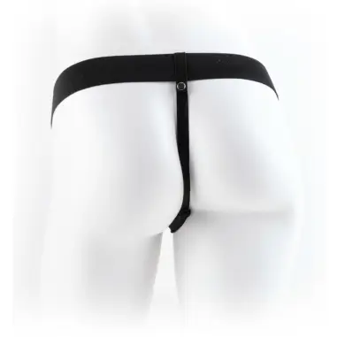 9 Arnés con Testículos Hueco Man 22.9 cm Marrón - Silicona