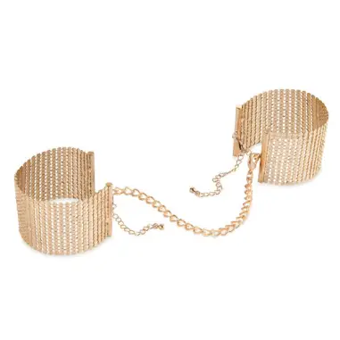 BIJOUX INDISCRETS - DÃSIR MÃTALLIQUE ESPOSAS MALLA METALICA DORADA