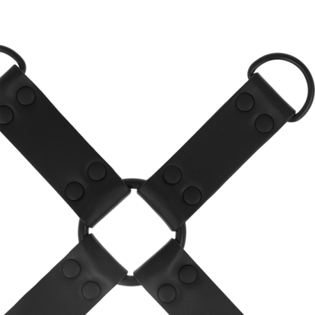 INTENSE - FETISH ENGANCHE MÚLTIPLE PARA MANOS Y PIES DE CUERO VEGANO INTENSE FETISH