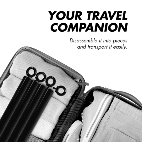 FETISH SUBMISSIVE BONDAGE - BARRA SEPARADORA AJUSTABLE 4 PIEZAS 