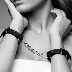 BIJOUX INDISCRETS - ESPOSAS BRAZALETES NEGRO 2