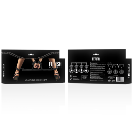 FETISH SUBMISSIVE BONDAGE - BARRA SEPARADORA AJUSTABLE 4 PIEZAS 