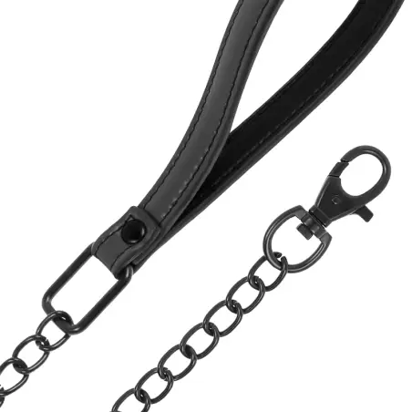 Collar con Cadena con Forro de Neopreno | Fetish Submissive