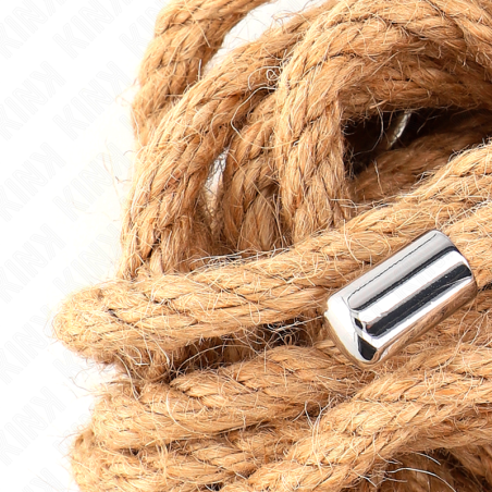 KINK - CUERDA DE CÁÑAMO 5 METROS CON CABEZA DE METAL KINK ROPE ARTS