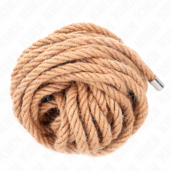 KINK - CUERDA DE CÁÑAMO 10 METROS CON CABEZA DE METAL KINK ROPE ARTS