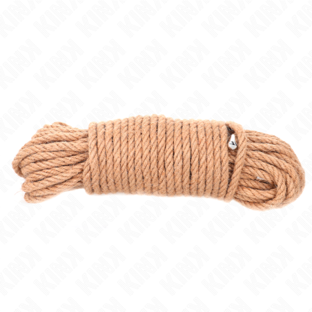 KINK - CUERDA DE CÁÑAMO 20 METROS CON CABEZA DE METAL KINK ROPE ARTS